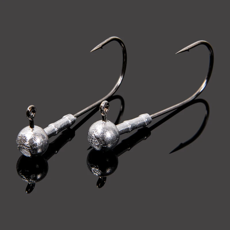 

Trulinoya Jig Hooks 3.5g 5g 7g 10g Fishing Hooks Triangle Jig Lead Head Hooks Fishing Tackle Accessories