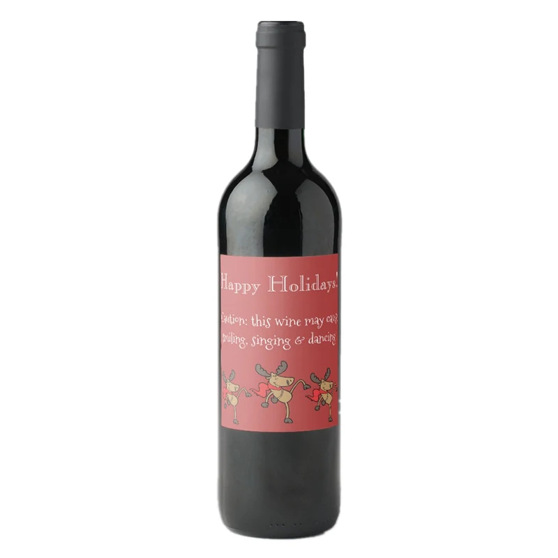 Personalized Funny Merry Christmas Wine Label-in Party Favors from Home & Garden on Aliexpress ...