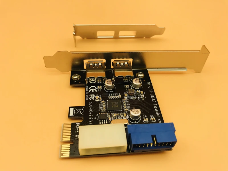 USB концентратор PCI E 2 порта 3 0 19 контактный разъем|Платы расширения| |
