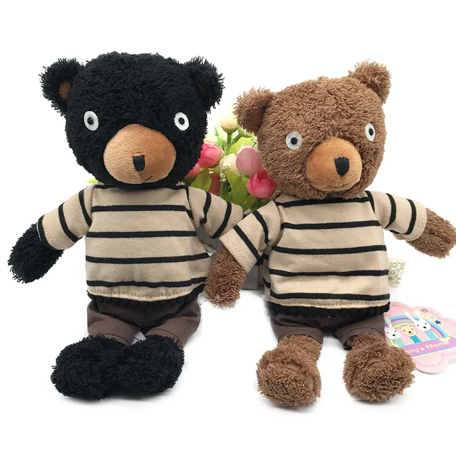 cute teddy bear plush dolls soft stuffed wearing clothes bears