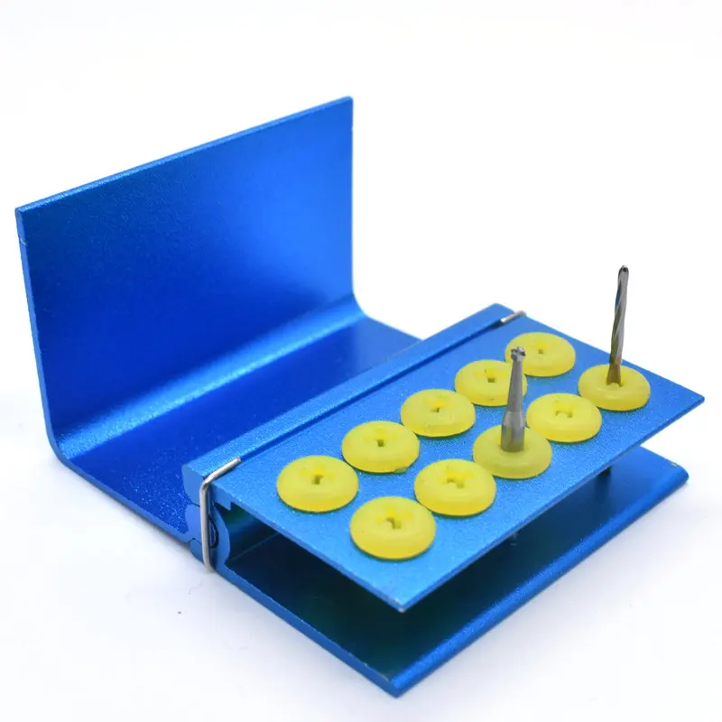 Dental Instrument Diamond Burs Endo Files Holder Box High Speed Bur