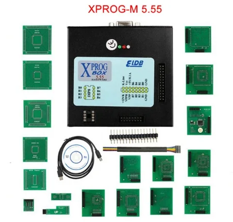 Новый xprog 6 26 XPELDB XPROG M V6.12 V5.86 V5.84 V5.74 V5.55 Box Авто ECU чип тюнинг программатор черный