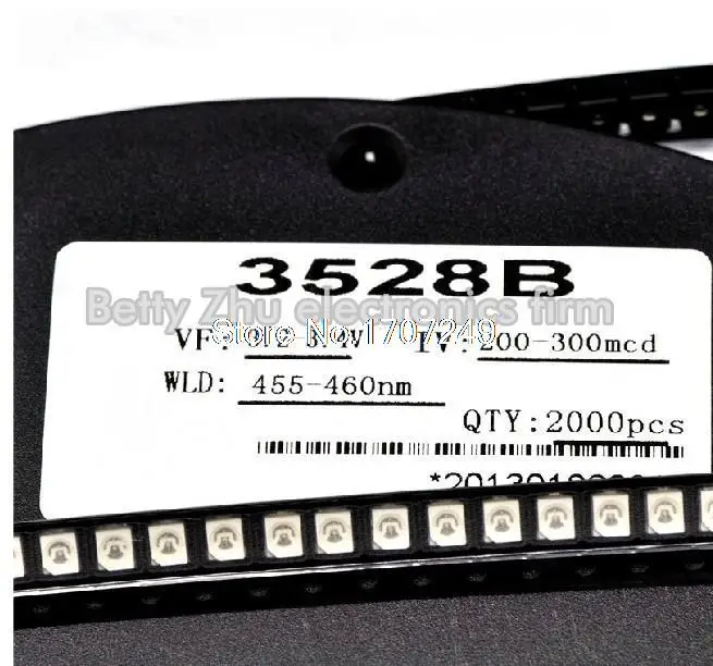 

1000pcs/lot 1210 3528 Smd Led Bright Blue Light-emitting Diodes