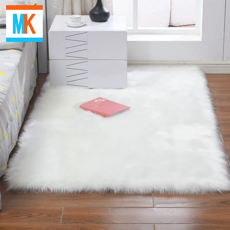 

Living Room March 8 Rug Soft Carpet Modern Mat White Woolly Carpet Fur Rug For Children Oval Carpet Hot Winter New Decoration