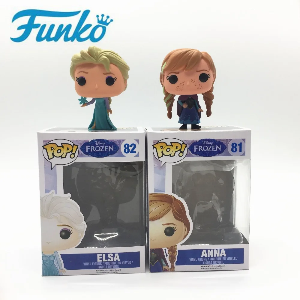 Funko поп тема disney Снежная королева Эльза Анна характер винил действие и игрушки Фигурки фанатов фильмов Модель Коллекция девушка Сюрприз подарок