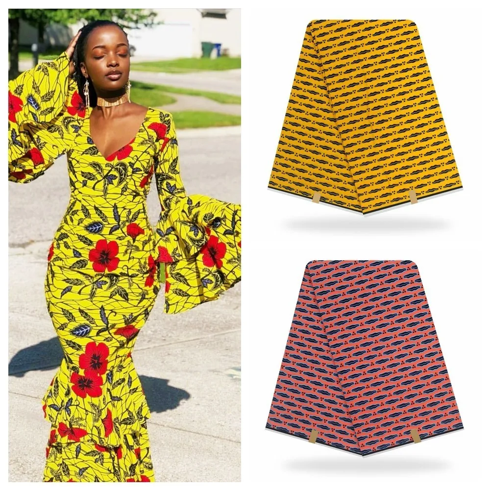 

African Ankara Fabric Real Dutch Veritable Wax 2019 100% Cotton African Fabric Wax Print Good Quality Veritable Wax For Party