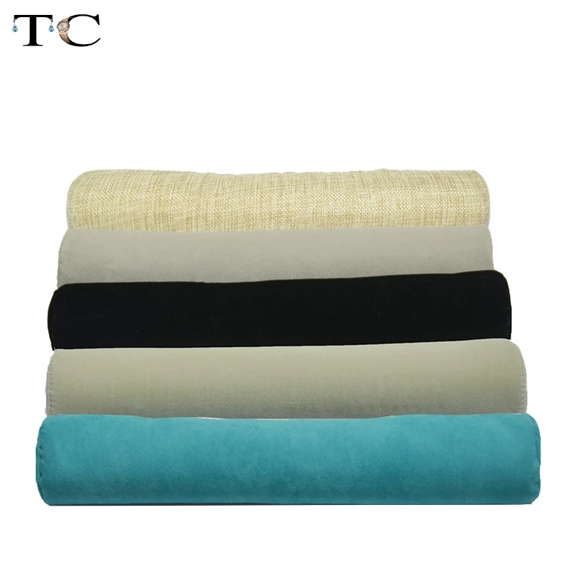 5 Color 32cm Jewelry Roll Bag Jewelry Organizer Bracelets Display Watch Holder Jewellery Storage Tube Wholesale