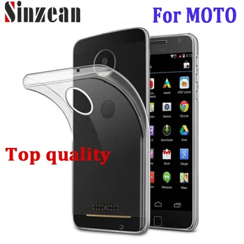 

50pcs Sinzean 2018 New For MOTO G6 Play/G6 Plus/E5 Play/E5 Plus/G5s Plus soft silicone Transparent TPU Back Case Cover Protecor