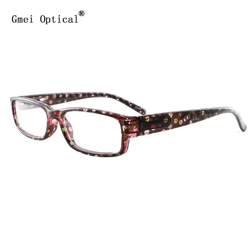 

Gmei Optical Stylish Acetate Flower Pattern Full Rim Glasses Frames For Women's Prescription Eyeglasses T8121