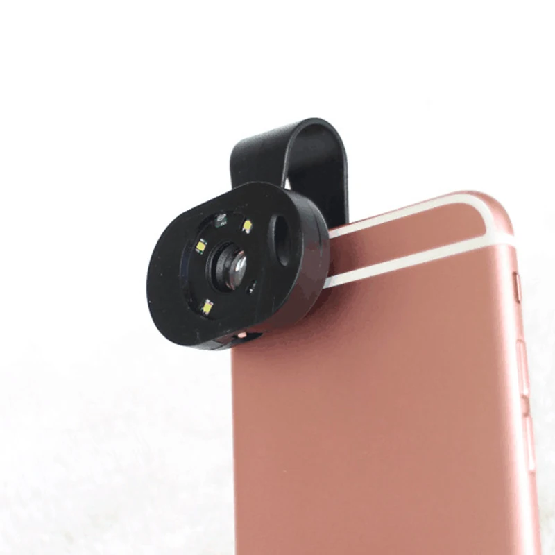

1Pcs Universal HD Marco 90X Samrtphone Medicine Microscope Lens Recharger LED Light for Samsung Galaxy s6 s7 edge Free Shipping