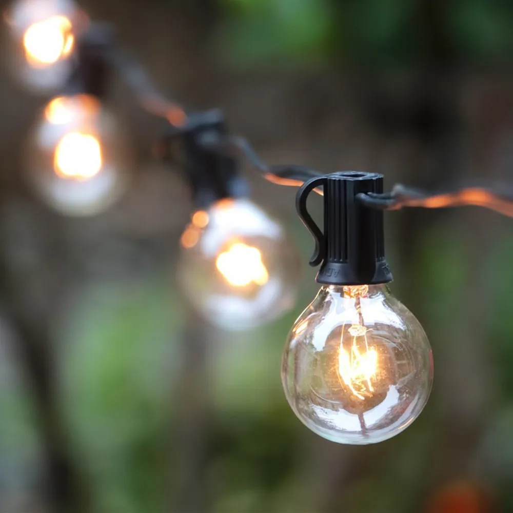 1X Christmas Patio String Lights Globe G40 Light Garland UL listed Commercial Outdoor Hanging Umbrella Garden | Освещение