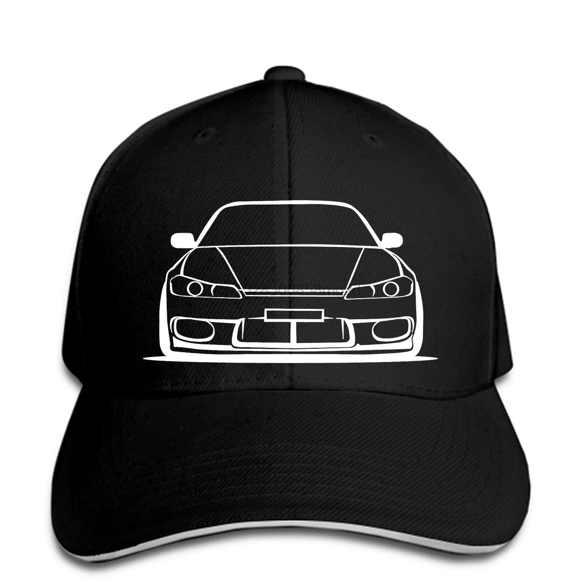 

S15 Silvia Outline 100% Men Baseball Cap Snapback Cap Women Hat Peaked