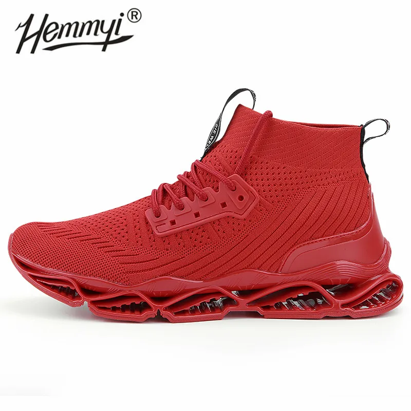 

Hemmyi Men's Platform New Sneakers Male Adult Men Running Shoes Size 39-44 Thick Soles Lightweight Outdoor Running Sneakers