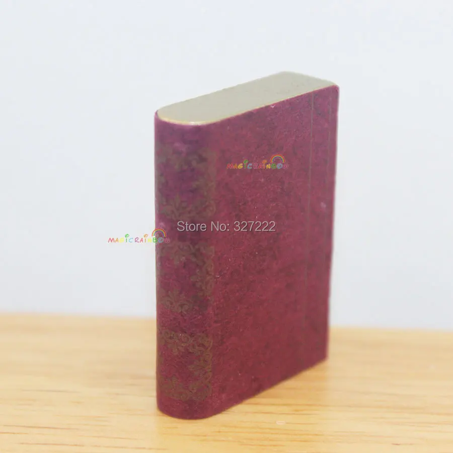 Книга красный классический для куклы Барби Blythe кукольный домик Миниатюрный один