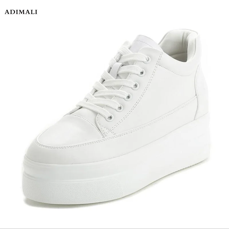 

2019 Casual Shoes Woman Breathable Sneakers Women Lace-Up Zapatos de mujer zapatillas Female Platform Shoes Chaussures Femme