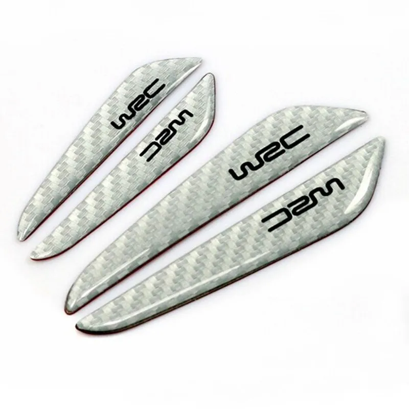 4PCS Universal Car Door Side Edge Protective Guards Sticker Protector Anti Collision Bumper Strips Car Body Anti Rub Strips