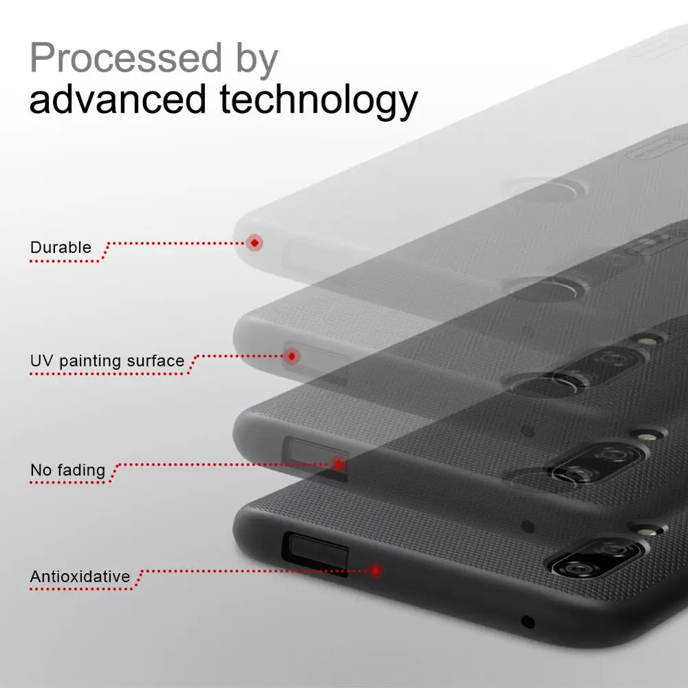 Чехол для huawei P Smart Z, матовый чехол NILLKIN для huawei P Smart Z, матовый чехол с держателем для телефона