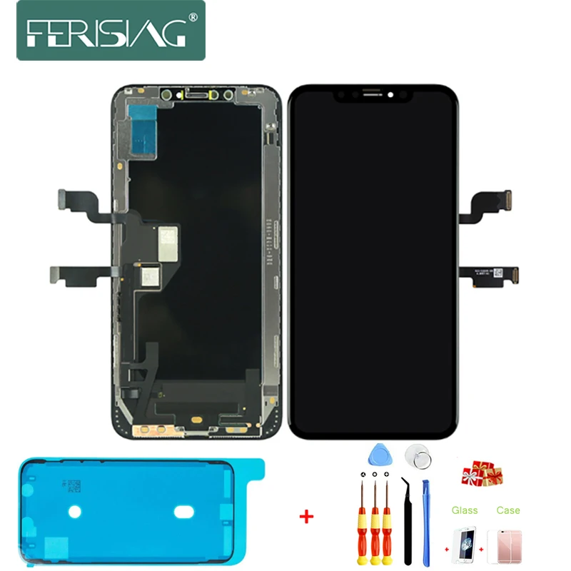 

100% OEM Original Grade AMOLED LCD Screen 6.5'' For iPhone XS Max Screen LCD Display Digitizer Touch Module Screens Replacement