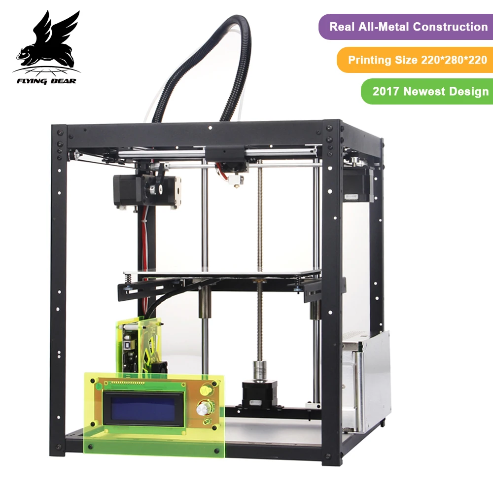 

3D printer kit FlyingBear P905 All Metal Dual Extruder Auto Leveling Makerbot Structure DIY 3D Printer