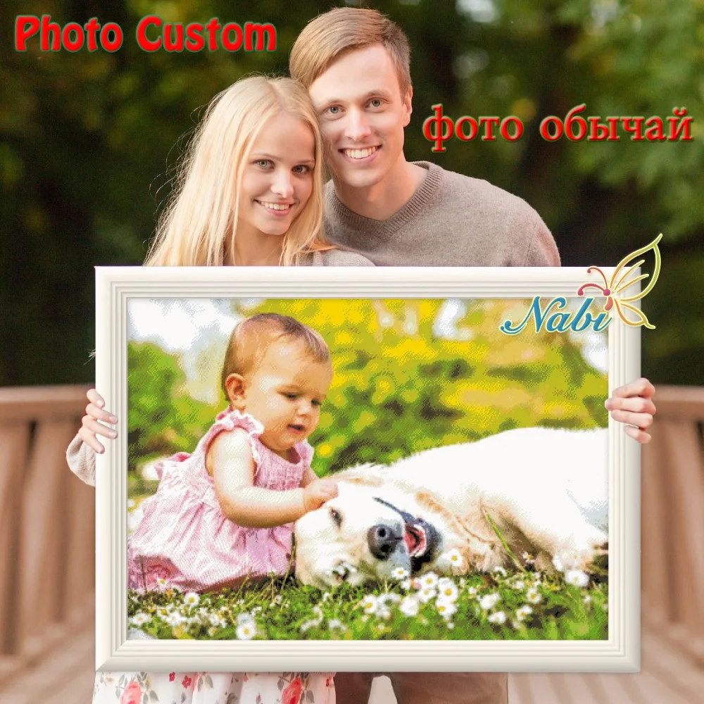 

DIY photo custom Diamond Painting Picture of Beadwork Cross Stitch DMC