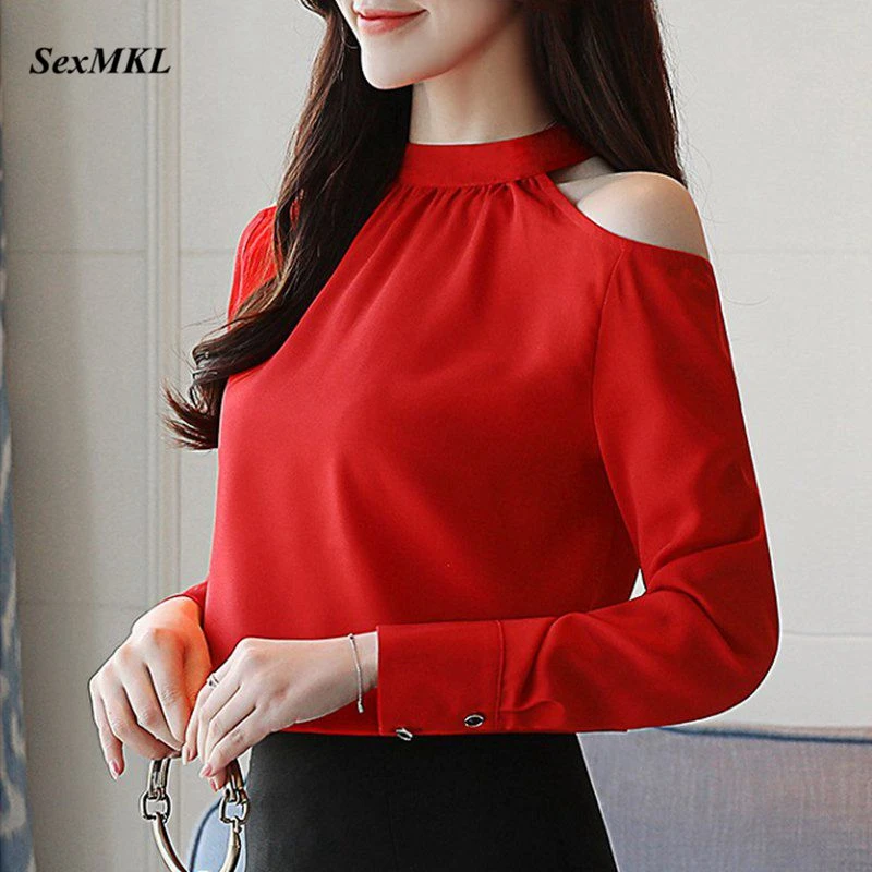 Long red blouse Clearance