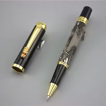 DKW пишущая шариковая ручка школьные офисные канцелярские металлический круглый ролик ручки высокого качества Деловой Подарок Отправить заправку 030