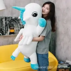 Большой licorne куклы Единорог плюшевые милые мягкие игрушки, подушка кукла игрушки Рождественский подарок