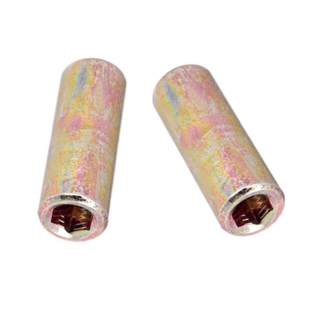 2pcs Guitar Truss Rod Buckle Connect Adjust Cap Connector for Electric Guitar Bass Parts 8mm+9mm