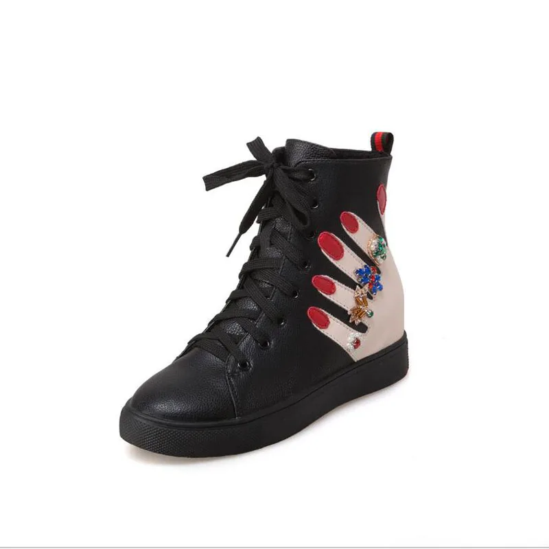 

Summer Sneakers Canvas Shoes Women Casual Shoes Female Cute White Basket Stars Zapatos Mujer Trainers 5 cm Height tenis