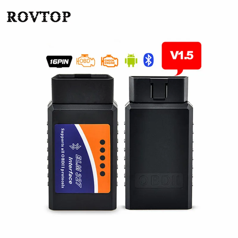 

Bluetooth V1.5 Chip Auto Scanner OBDII Car Diagnostic Tool For IPhone Android ELM 327 Auto Scanner Vehicle Diagnostic Tool #3
