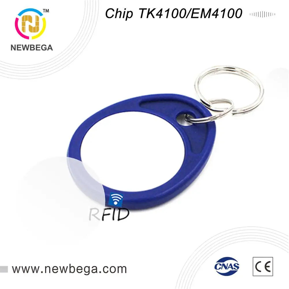 50 шт. RFID TK4100/EM4100 AK004 125KHz ID брелок для ключей с 10 значный лазерный код контроля