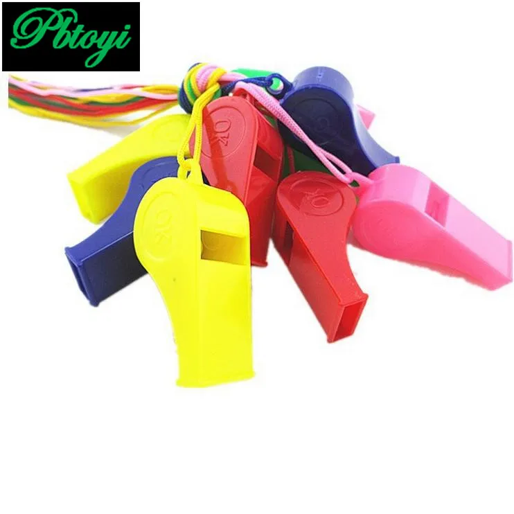 Цвет Пластиковые Рефери Свист Детей Свисток TB137 24 шт./компл.|child whistle|referee whistlechildren