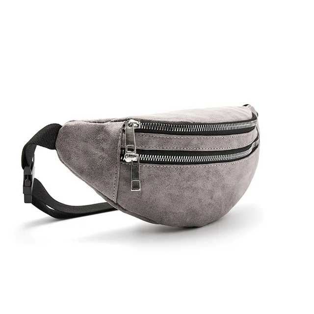 Повседневная женская сумка на пояс для путешествий, Вместительная женская нагрудная сумка,, поясная сумка для женщин - Цвет: gray
