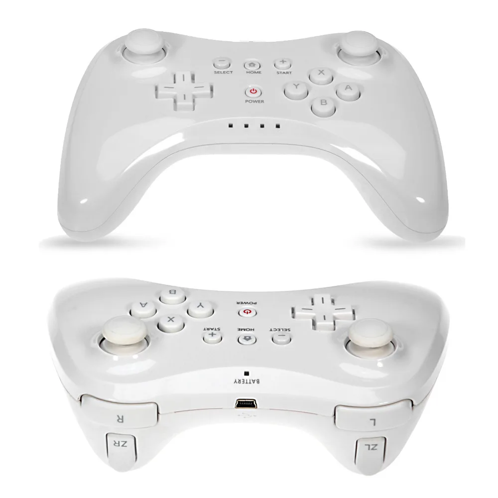 Bluetooth беспроводной Классический Pro контроллер Джойстик для консоль WiiU с вибрационным ударом