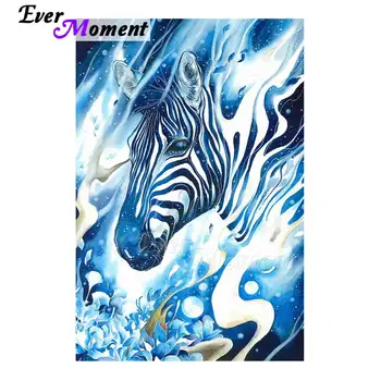 

Ever Moment Diamond Painting Zebra 5D DIY Handmade Picture Of Rhinestone Cross Stitch Home Decoration Diamond Embroidery 3F467