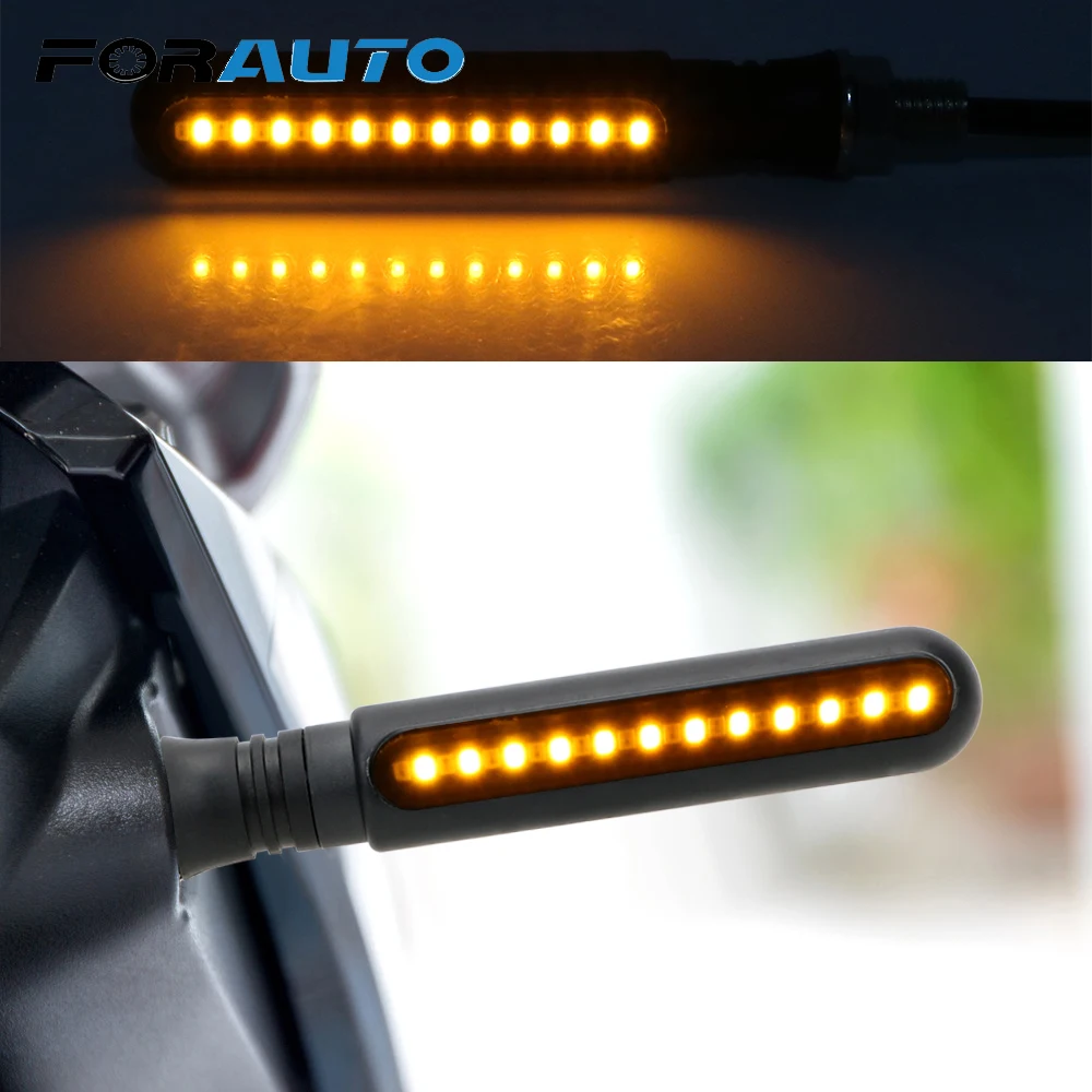 

1pc Motorcycle Turn Signal Indicators Motorbike Signal Lamp LED Daytime Running Lights Moto Modified Brake Light 12V Universal
