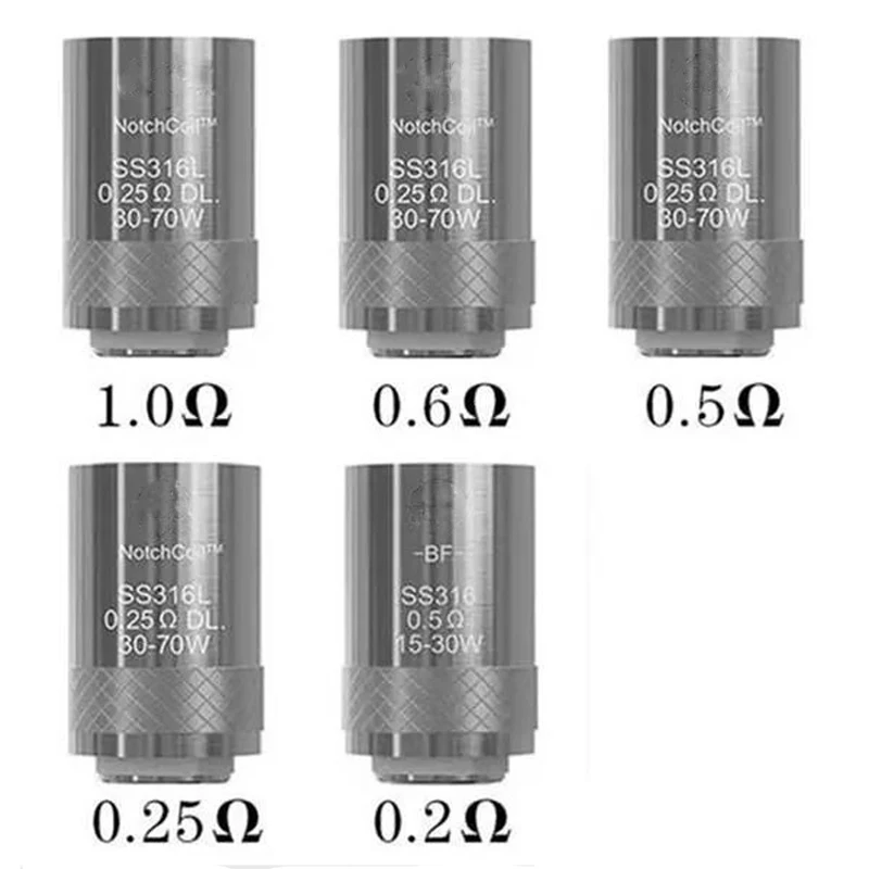 

10Pcs/Lot eGO AIO BF Coil CUBIS Coil SS316 0.5ohm/1ohm/0.2ohm/0.6ohm for CUBIS Tank/Cubis Pro/eGO AIO/ Cuboid Mini