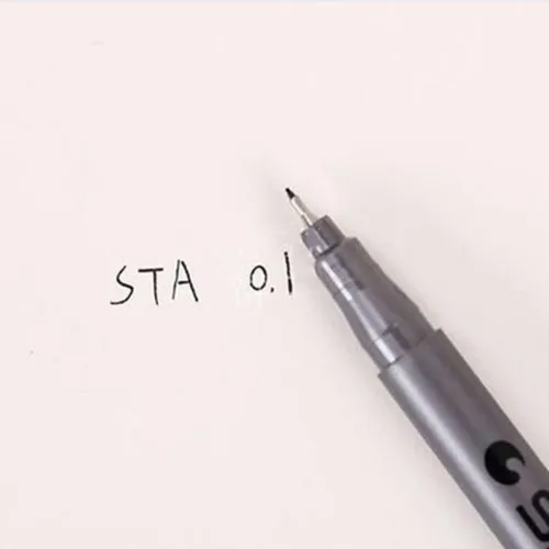 STA эскиз маркеры искусство маркер ручка разных размеров наконечник пигмент лайнер на водной основе для рисования рукописного письма микрон канцелярские принадлежности - Цвет: 01
