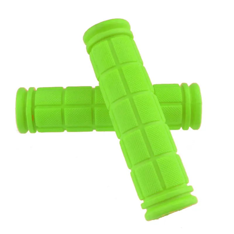1 Pair Rubber Bicycle Handlebar Grip Mountain Bike Bicycle Soft Rubber Non-Slip Handlebar Bar End Grip Bicycle Accessories