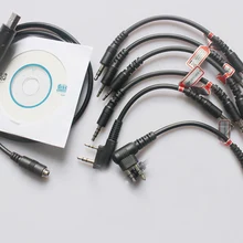 6 в 1 6in1 USB Программирование Программа Шнур кабель для Motorola P020 P030 P040 P080 Пасер плюс 2/двухстороннее радио