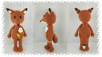 

crochet toys amigurumi fox model number LS0015