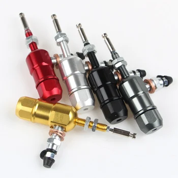 

CNC Motorcycle Rear Brake Master Cylinder Foot Pump pull rod Black Golden Red Grey Universal Sportbike Dirt Pit Street Bike Foot
