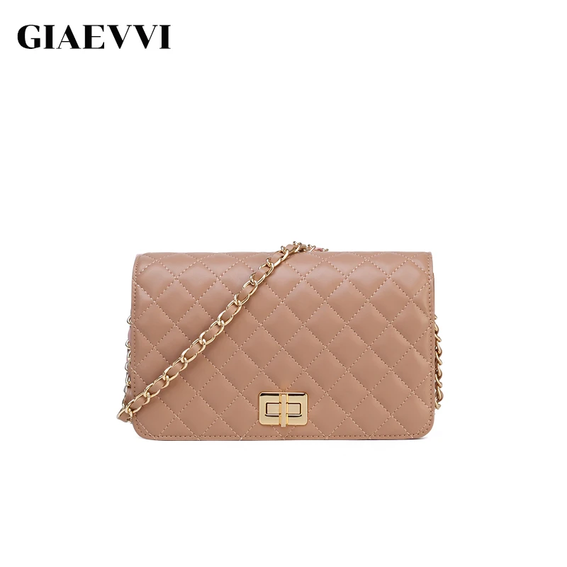 GIAEVVI النساء حقيبة ساع الفاخرة انقسام الجلود مصمم حقائب جلد البقر صغيرة مخلب سلسلة حقيبة كتف Crossbody لسيدة