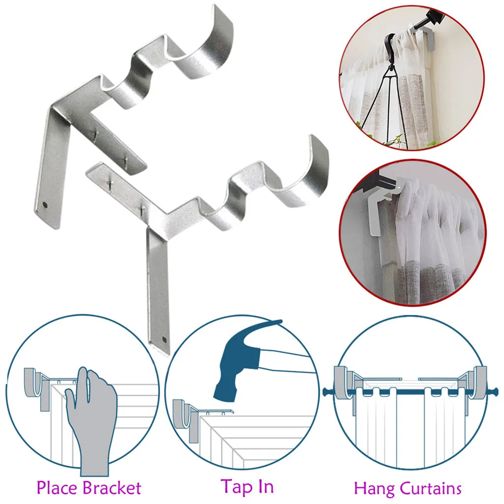 1 пара подвесных каркасных каркасов для каркасов и каркасов A3, железная пластина с молотком для дополнительной занавески