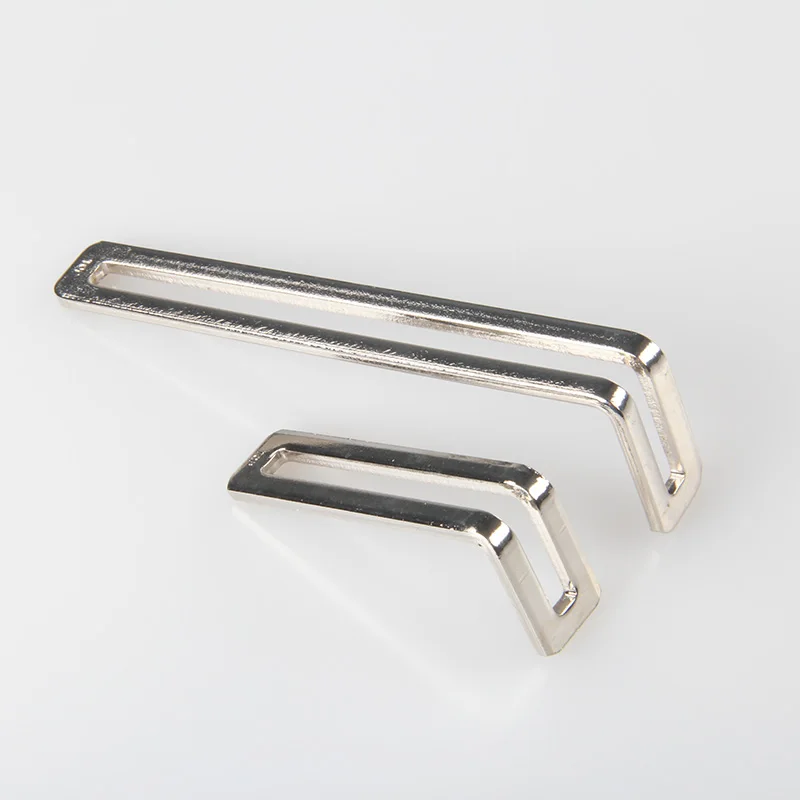 pces personalizado laminado suporte moveis conector universal niquelado angulo ferro canto angulo direito conector forma 02