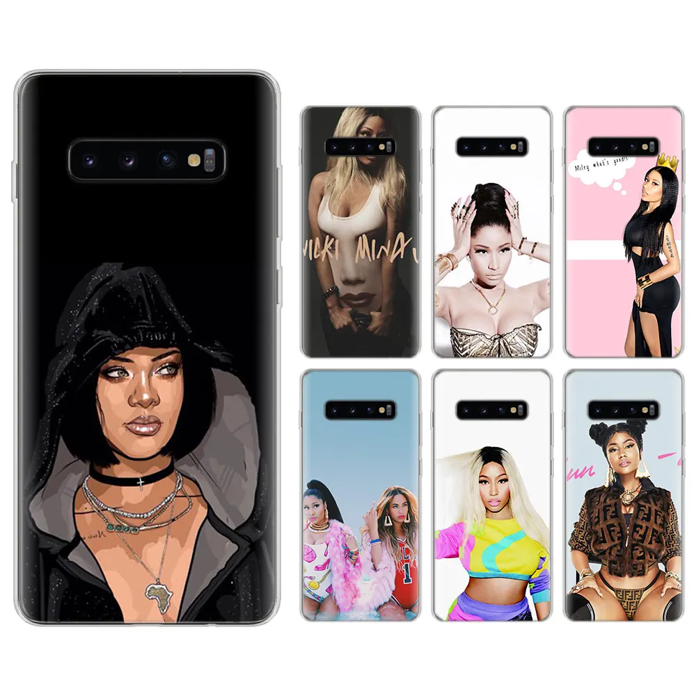 Nicki Minaj rapper Silicone case for Samsung Galaxy S8 S9