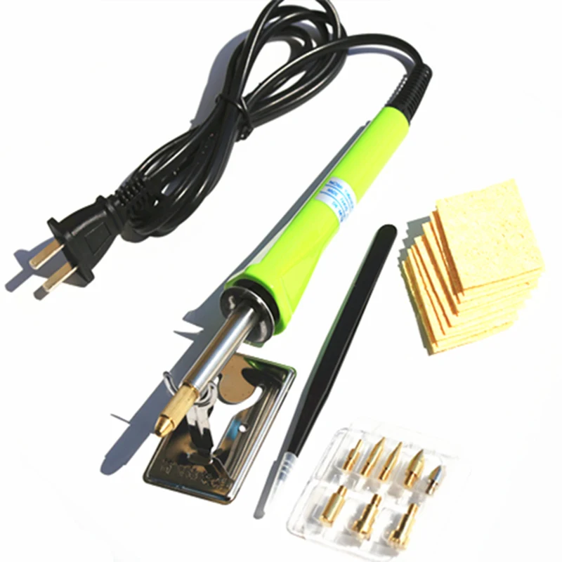220V 30W Wood Burning Pen Set Soldering Iron Tool Set Woodburning