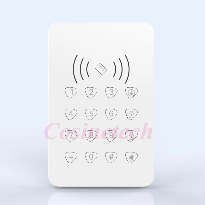 Remote controlled keypad for 3G WIFI GSM alarm, password RFID keypad for Golden security Smart Home alarm systems G90B,S1,S2,S3