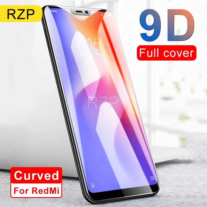 

RZP 9D Curved Full Cover Screen Protector For Xiaomi Redmi Note 4 5 6 A X Pro Plus S2 Protective Soft Film ( Not Tempered Glass)