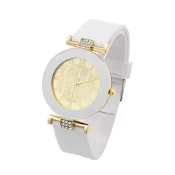 Reloj mujer Лидер продаж модный бренд повседневное кварцевые часы для женщин силиконовый ремешок платье часы Relogio женские наручные часы подарок